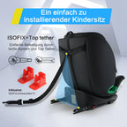 Child Car Safety Seats with 360° Direction ISOFIX rotating for Baby  5-point seat belt 0-12 Years Suitable for newborn