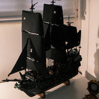 2025 NEW  Pirates Of The Caribbean Ship Revenge Warship Black Pearl Sailboat Building Block Bricks  Assembly Toys Kid Gift