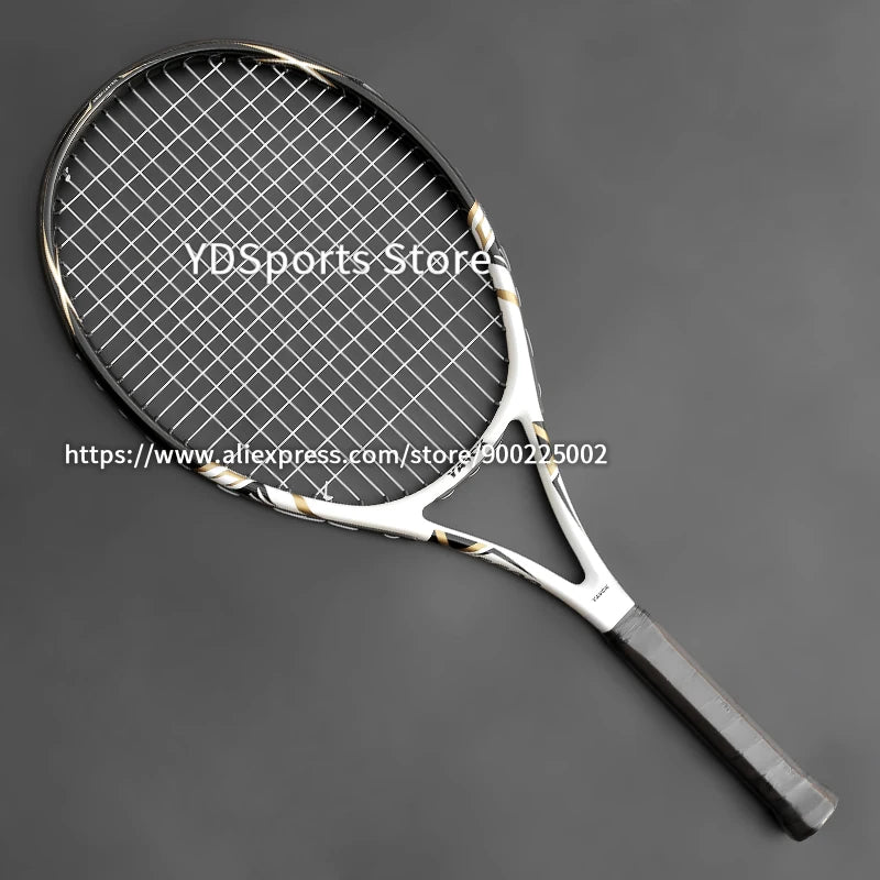 Professional Ultralight Racquet Composite Carbon Aluminium Alloy Tennisracket 45-55LBS Training Tennis Rackets Unisex Trainer