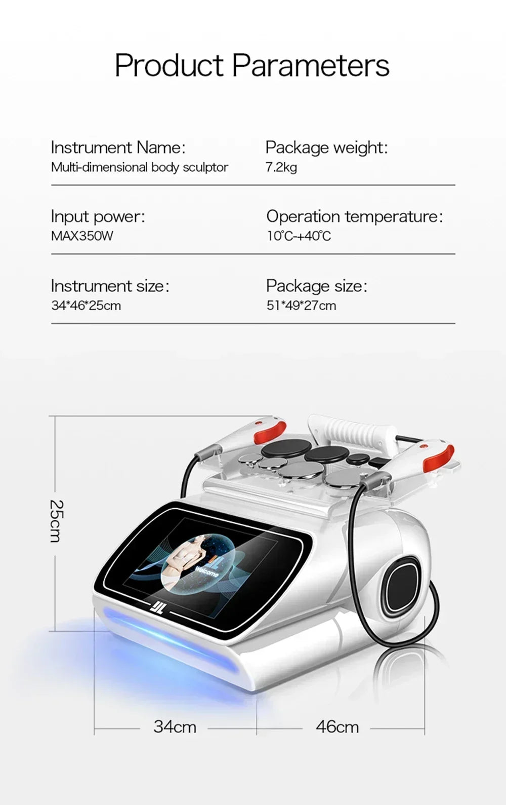 Latest Tecar 448k Body Slimming Machine Skin Tightening Smooth Wrinkles Face Equipment Massage Weight Lose Beauty Machine
