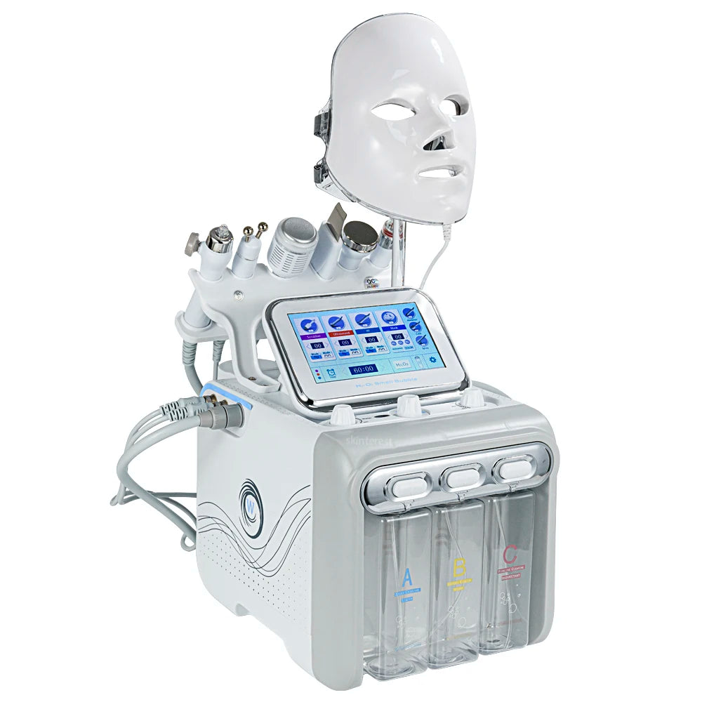 7 in 1 Dermabrasion Peel Spa Facial Machine Skin Rejuvenation Hydro Dermabrasion Hydro Aqua Face Deep Cleaning Skin Care Device
