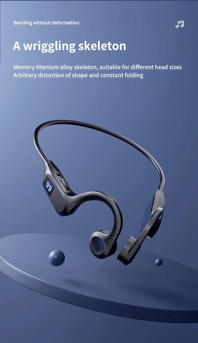 OnePlus Wireless Bone Conduction Headphones Bluetooth  Earphone Sport Swimming Bluetooth Compatible Headphone Hand-free With Mic