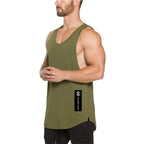 Brand Gym Sport Clothing Cotton Singlets Bodybuilding Stringer Tank Tops Mens Fitness Shirt Muscle Guys Sleeveless Running Vests