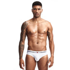 3pcs【LORIEN CREST】Men's Pure Cotton Low Waist Elastic Sexy Loose Breathable Youth Pant Headband Underwear Summer Cotton Briefs