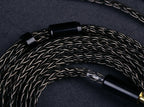 OPENHEART 16 Core Headphone Cable 1 to 2 jack dual 3.5/2.5/4.4mm/XLR Balance Cable For HIFIMAN DENON Replacement Cable 2m 3m