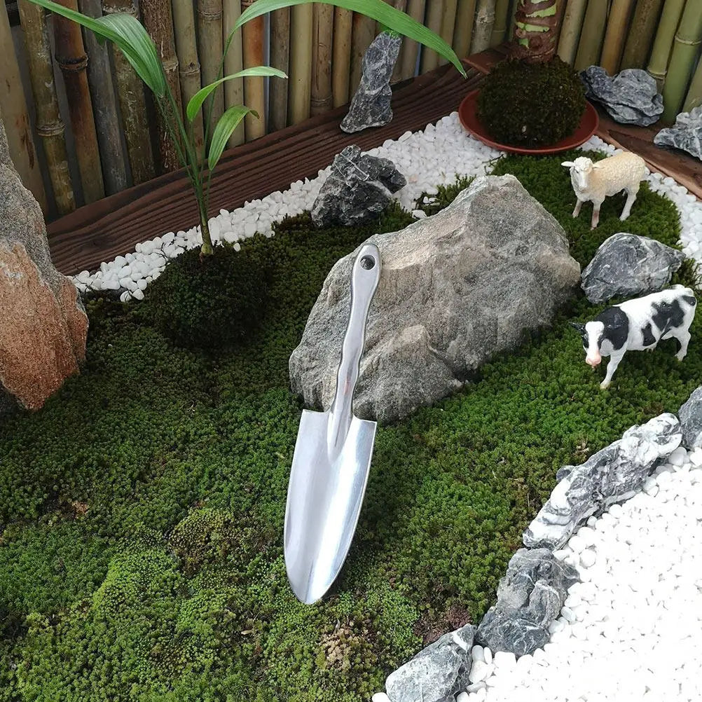 Multifunctional Gardening Shovel Aluminum Alloy Transplanting Tool for Soil Loosening Weeding Planting Bonsai Garden Spatula Ürün ana görseli