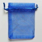 25/50/100pcs Organza Gift Bag Multicolor Drawstring Pouches For Candy Jewelry Bag Packing Wedding Gift Bags Organza Bag