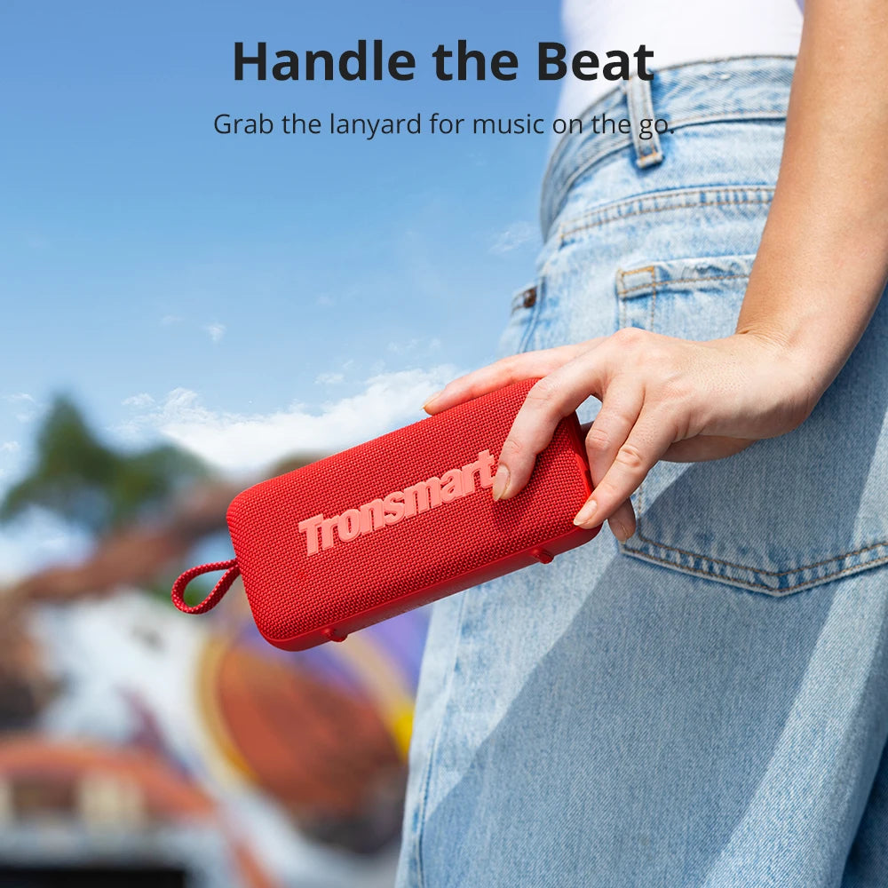 Tronsmart Trip 2 Speaker Portable Bluetoth Speaker with Enhanced Bass, IPX7 Waterproof, 20H Playtime,for Camping, Hiking & Outdoor