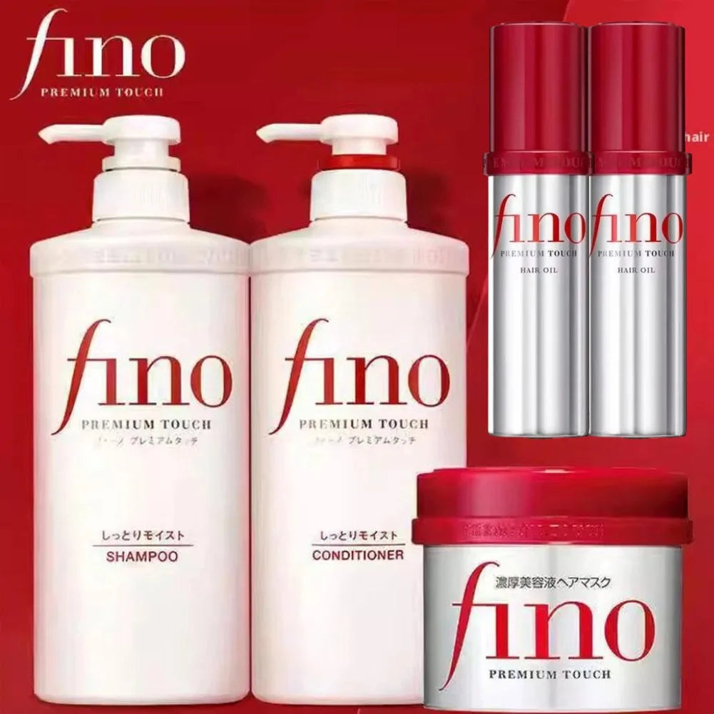 Japanese Fino Shampoo Conditioner Hair Collagen Keratin Hairs Conditioner Nourishing Dry Damaged Hair Care Repairs Hair Mask Ürün ana görseli