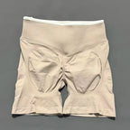 Women's Sports Shorts Gym High Waist Scrunch Seamless Yoga Leggings Cycling Shorts Workout Running Fitness Pants