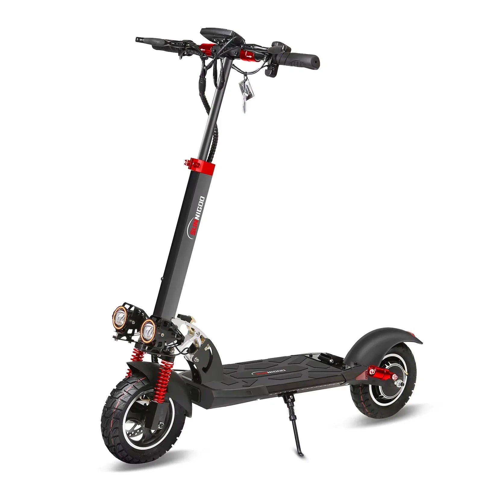 SUNNIGOO 800W Electric Scooter for Adults - 25km/h High Speed 45-55km Long Range 10" Off-Road Tires Folding Commuter E-Scooter