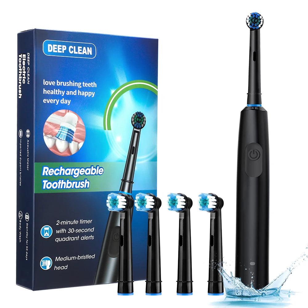 Electric Toothbrush Cordless USB Rechargeable Waterproof Intelligent Toothbrush Effective Oral Care Adults Automatic Tooth Brush Ürün ana görseli