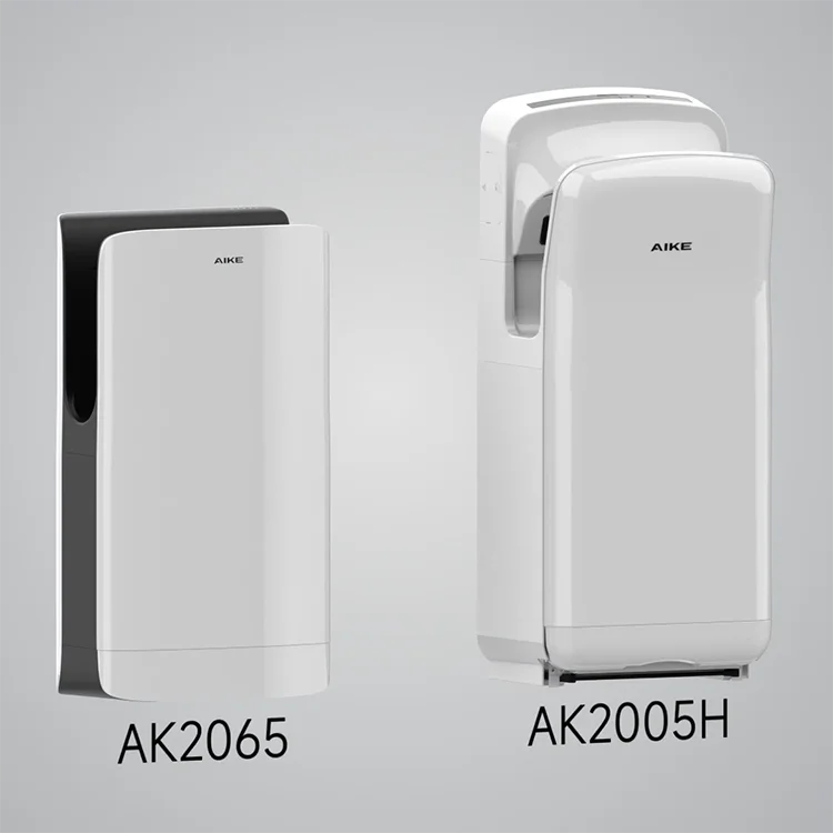 AIKE Automatic Hand Dryer for Bathroom Jet Hand Dryer with HEPA Filtered Vertical Slim Compact High Speed Wall Dryers 1400-1750W
