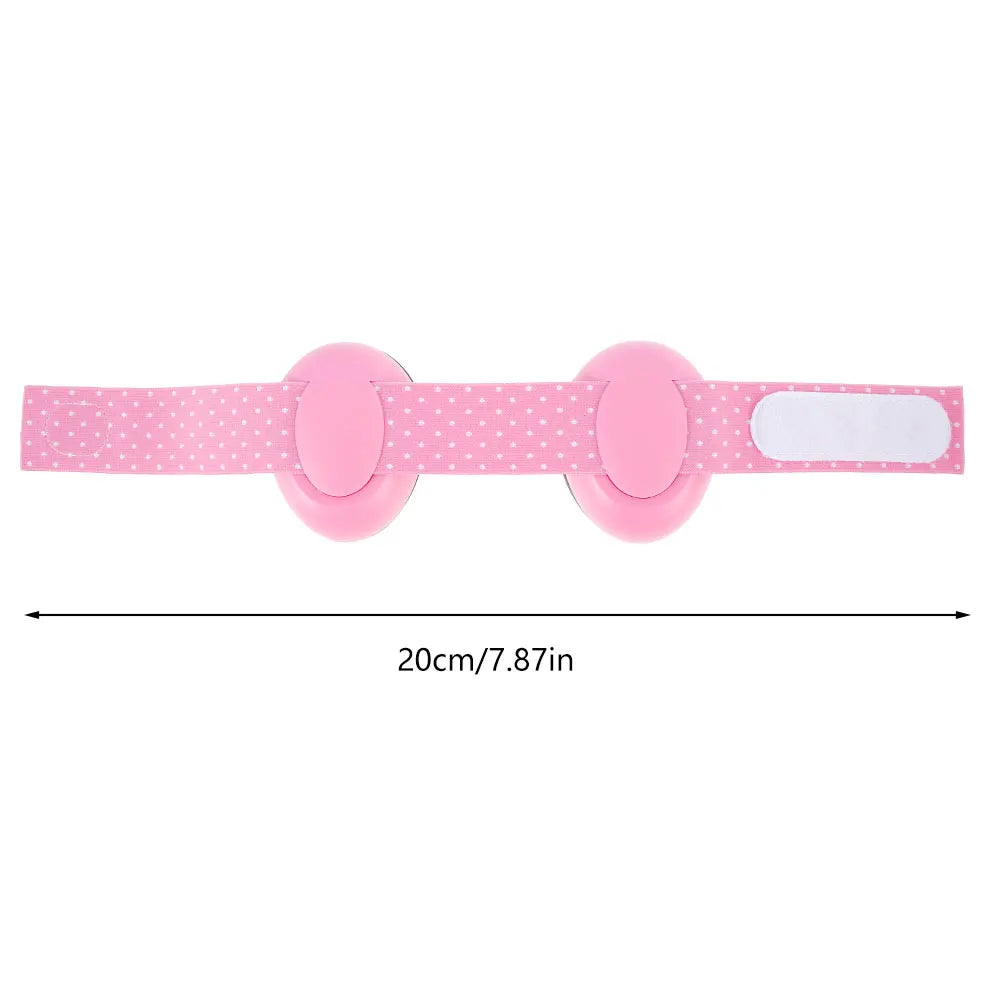 Baby Anti-Noise Earmuffs Sleeping Ear Protector Hearing Security Protection with Elastic Strap Kids Noise Cancelling Headphones