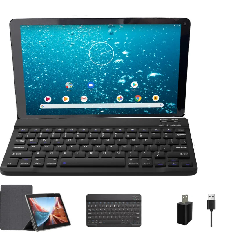 Android 8.0 Tablet PC A35 Processor 64 Bit Quad-Core 1.3GHz Dual Camera WIFI 10.1 Inch  1GB RAM 16GB ROM MW1528 with keyboard Ürün ana görseli