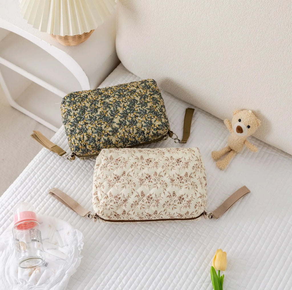Portable Baby Diaper Storage Bag Travel Handbags for Mommy Baby Items Organizer Makeup Toiletries Bag Maternal Stroller Bag