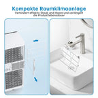 7000 BTU Portable Air Conditioner, 3-in-1 Cooling Dehumidifier & Fan, 2 Speeds, No External Unit, Quiet For Rooms Up To 30 m²