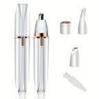 4 In 1 Electric Razor for Women Full Body Shaving Facial Epilator Shaver Eyebrow Trimmer Nose Bikini Line Electric Hair Remover
