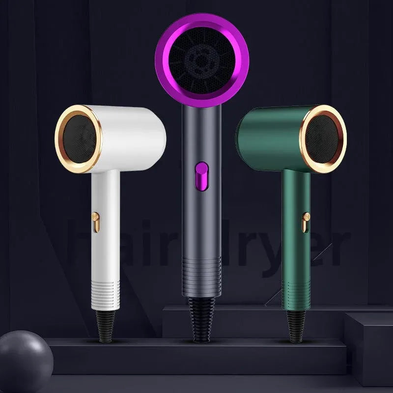 New High-Speed Hair Dryer High-Power Negative Ion Cold And Hot Ultra Silent Professional Hair Dryer For Home Hair Salons Ürün ana görseli