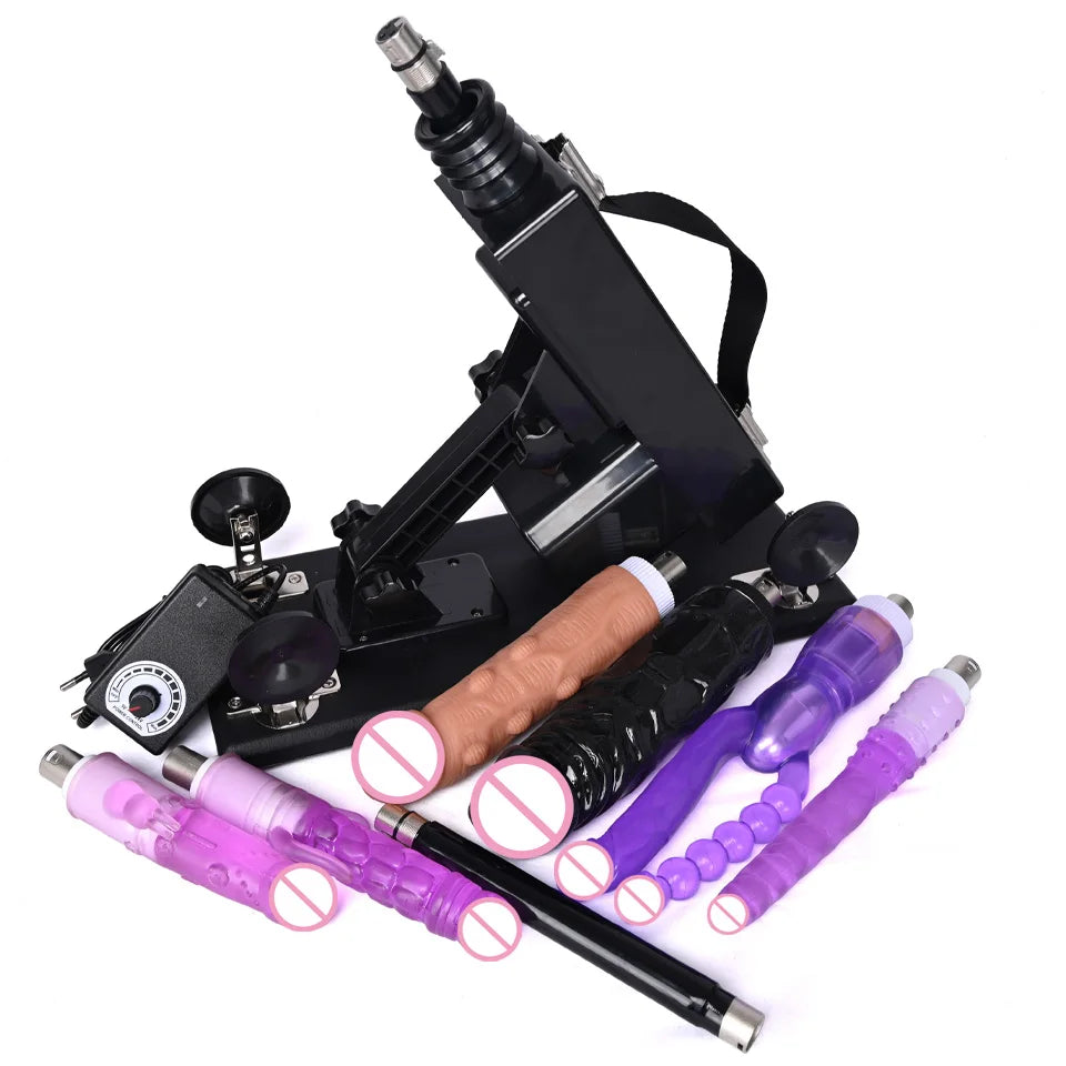 ROUGH BEAST Sex Machine for Women and Men with Dildo Attachment Automatic Masturbation Machine 3XLR Connector Sex Toys Products