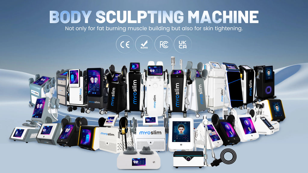 Newest Myoslim Neo RF EMS Body Sculpting Butt Lift EMS Machine 6500W HI-EMT Muscle Stimulator Body Shaping Massage Equipment