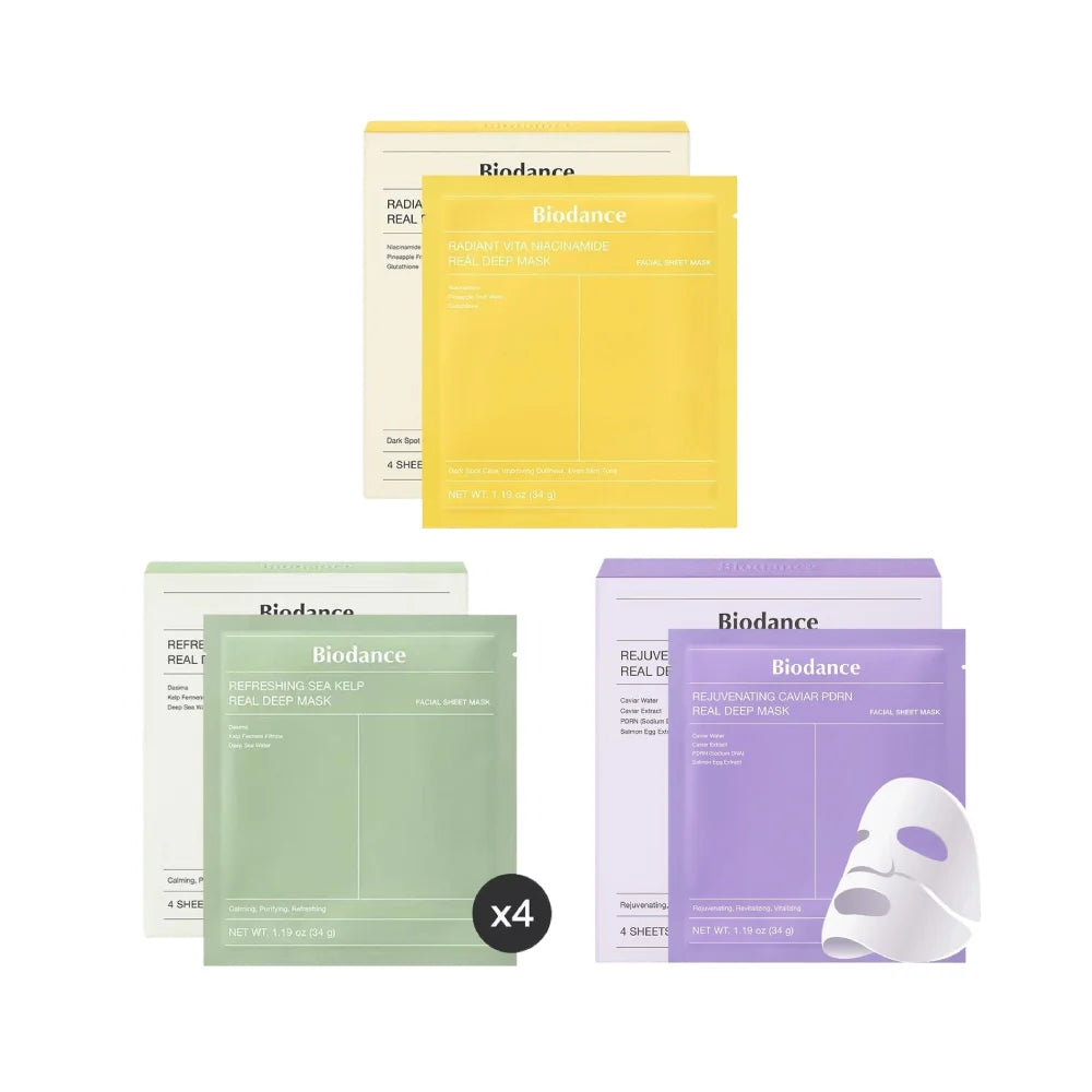 Biodance Collagen Face Mask Shrink Pores Deep Hydrating Moisturizing Skin Care Mask Refreshing Brightening Tightens Facial Mask