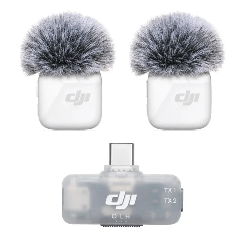 DJI Mic Mini Transmitter and Mobile Receiver Plug and play for mobile recording Original in Stock
