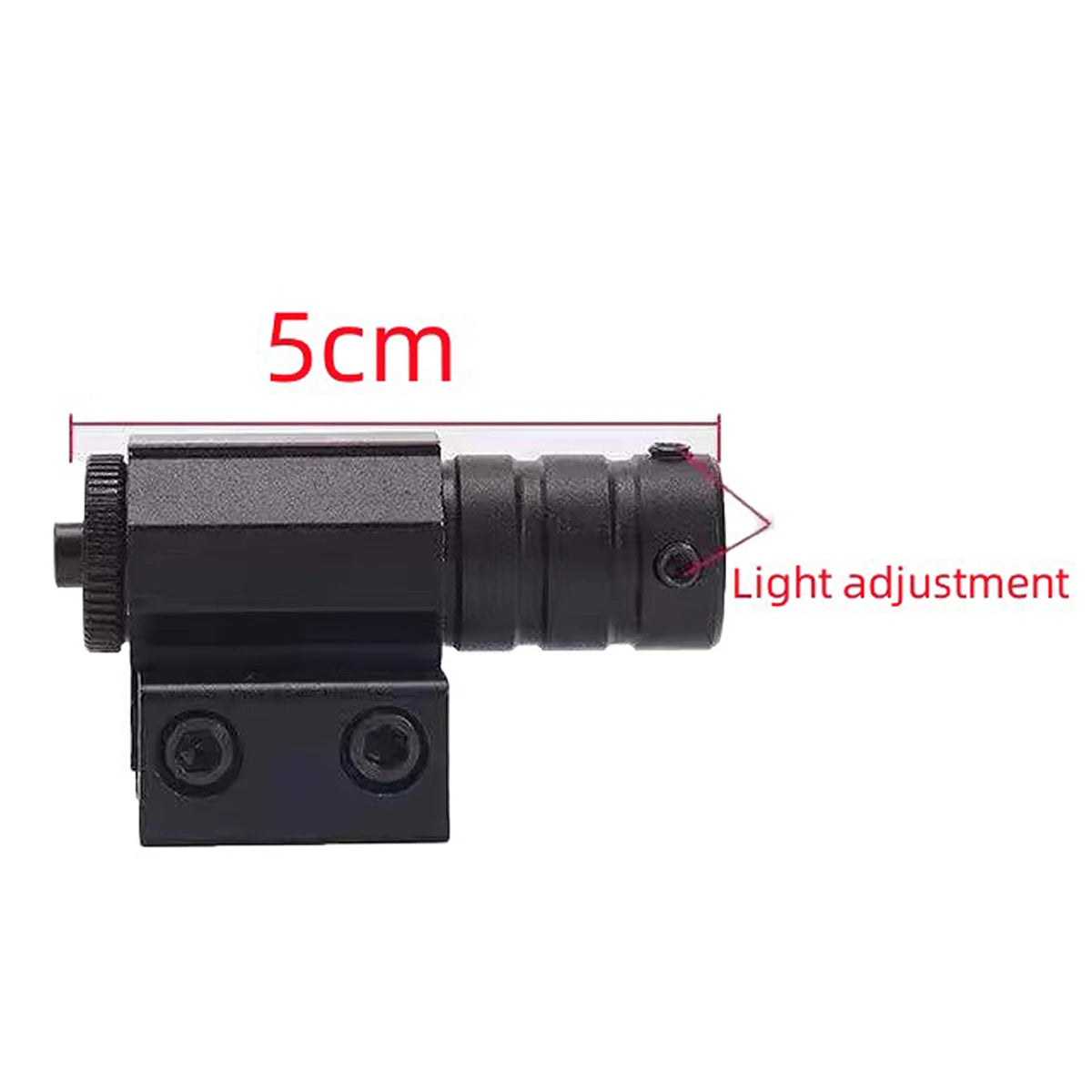 Tactical Red Dot Laser Pointer Sights Hunting with 11mm/20mm Mount Adjustable Sight Accsesories for Picatinny Rail Secondary image