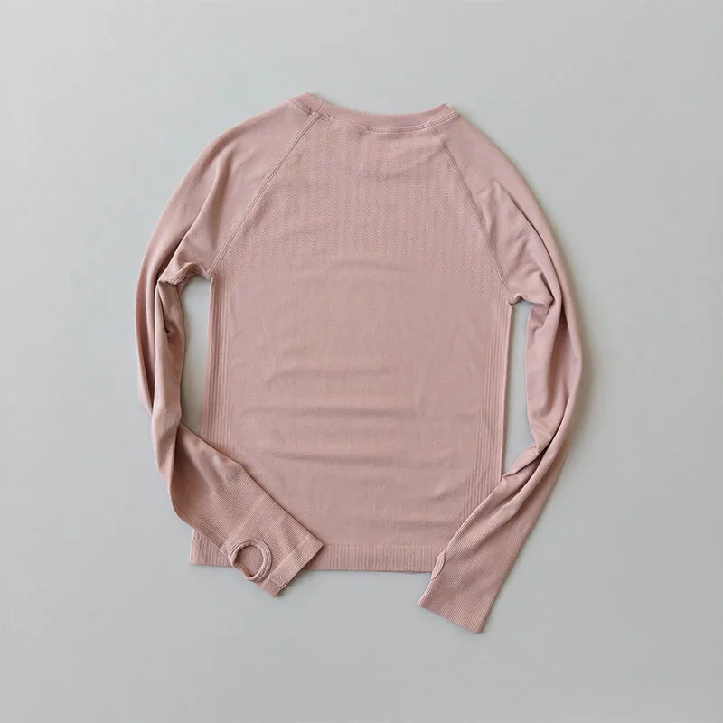 Women's Outdoor Sports Shirt Yoga Wear Fitness T-Shirt Running Workout Tops T-shirt Female Sportswear Exercise Gym Clothing