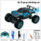 4WD RC Drift Car With Music Led Lights 2.4G Gesture Radio Remote Control Spray Stunt Car 360° Rotating Climbing Car Toys Gift