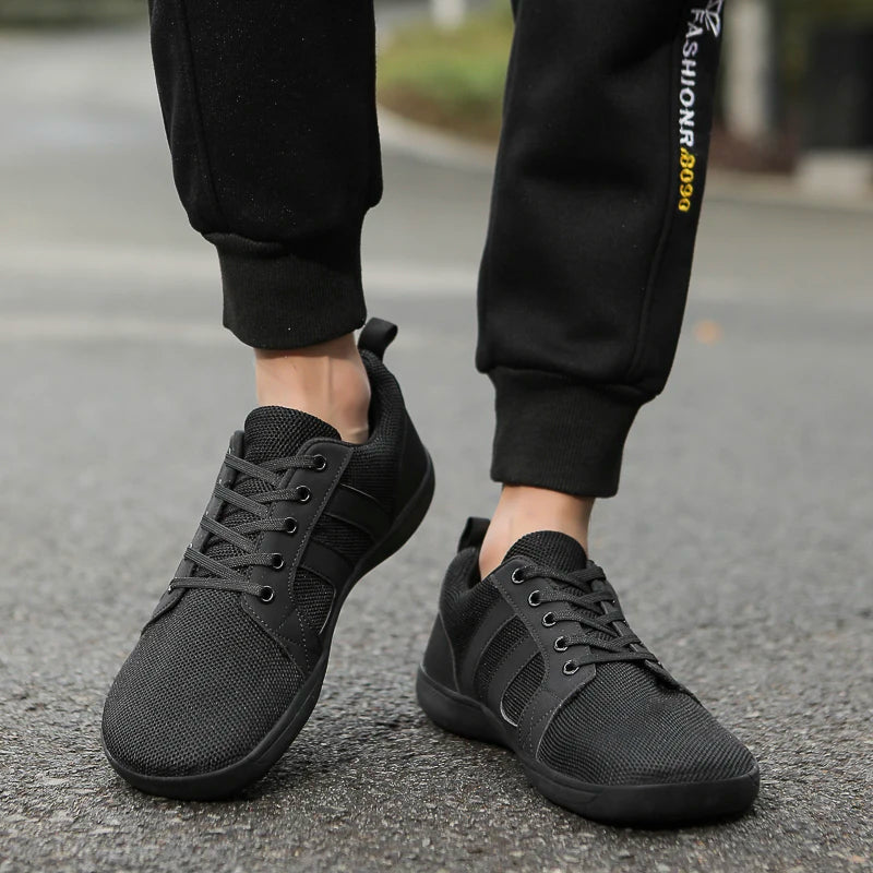 FANCYLEE Classic Women's GAT Barefoot Sneakers Retro Suede Minimalist Walking Shoes Wide Fit Zero Drop Casual Shoes Size 36-41