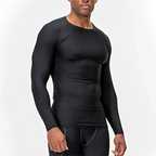 Plain Spring Mens Training Sport T-shirts Quick Dry Tight Long Sleeve Compression Shirt Sportswear Gym Clothing Fitness Shirts