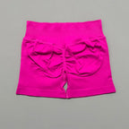 HISTELLO Impacts Shorts 4.5" Women Fitness Sports Biker Shorts Low Waist Gym Short Workout Scrunch Butt Yoga Seamless Leggings