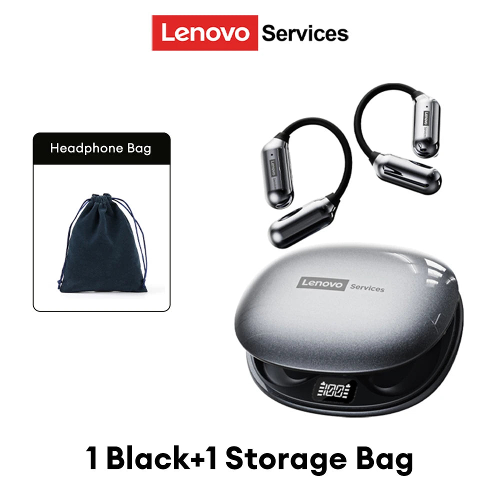 Lenovo LE503 OWS Wireless Earphones Bluetooth V6.0 Open-Ear Earphone ENC Noise Reduction Earbuds Waterproof Long Battery Life