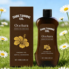 OceAura Tanning Oil Lotion Deep Moisturizing Nourishing Skin Rejuvenating Long Lasting Tan Lightweight Non Greasy Bronzing Oil