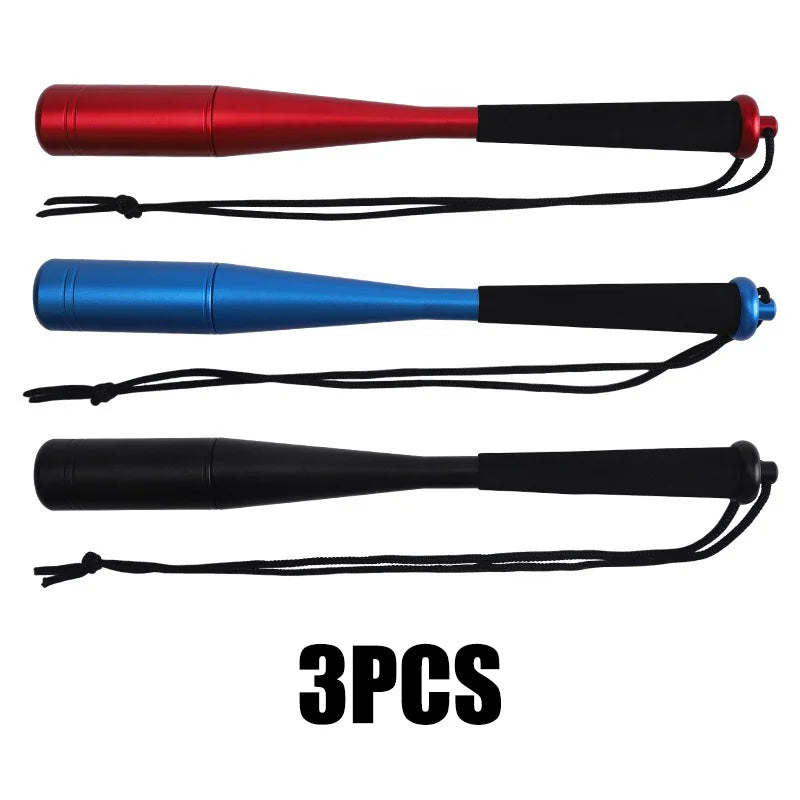 1/2/3pcs Fish Hammer Beat 104g Aluminum Alloy Fish Knocking Stick EVA Handle Fishing Bat Fishing Priest Device Fishing Tackle