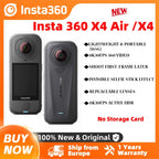 Insta360 X4 Air / X4 Action Camera - 165g light 8K 360-Degree Camera, Invisible Pole Effect Built-in want X4 Air