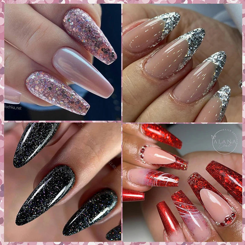 LILYCUTE 15ml Extension Gel Nail Polish Set Quick Nail Prolong With Extend Mold Nail Tips Acrylic Solution Manicure Tools Kit