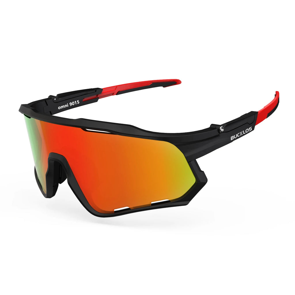 BUCKLOS Polarsized Cycling Glasses UV400 Road Mountain Bike Goggles TR-90 Frame Windproof Outdoor Sports Eyewear Cycling Parts