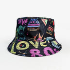 Classic Popular Funny Novelty 80S 90S Double-sided wear fisherman hat Outdoor Leisure Sunscreen Sun Hat Men Women bucket hats