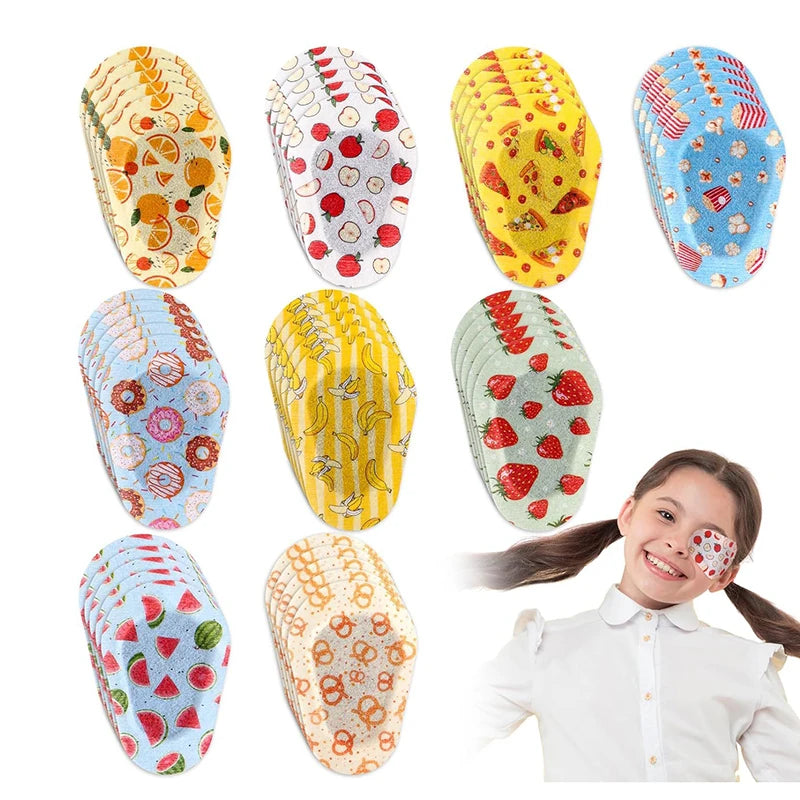 5Pcs Protect Eyesight For Kids Girls Boys Vision Care Hot New Amblyopia Eye Patch Adhesive Eye Patches Medical Sterile Eye Pad Ürün ana görseli
