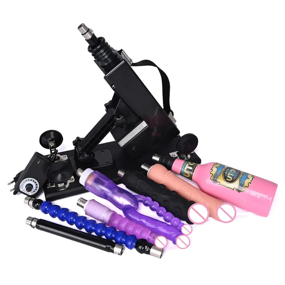 ROUGH BEAST Sex Machine for Women and Men with Dildo Attachment Automatic Masturbation Machine 3XLR Connector Sex Toys Products