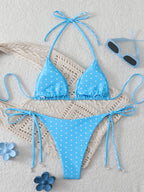 Sexy  Micro Bikinis Sets Pearl Dot Print Swimwear 2026 Bathing Suit Woman Beachwear Women Beach Summer Bikini Two-piece Swimsuit