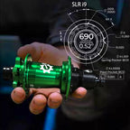 green RUJIXU SLR I9 690 Click Hub 7 Bearing MTB Mountain Bike Hub Front Rear 32Holes QR TA BOOST Disc Brake Bicycle MS/XD Hubs