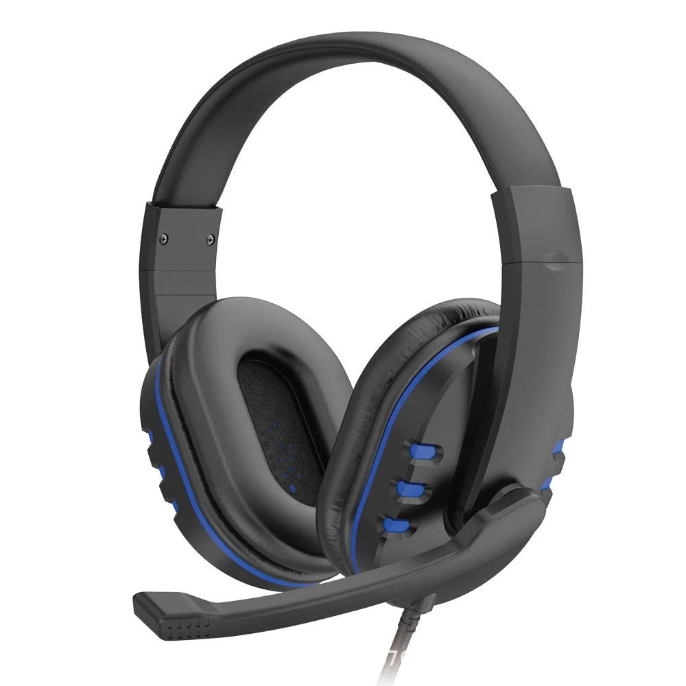 Headphones 3.5mm Wired Gaming Headset Earphones Music For PS4 Play Station 4 Game PC Chat computer With Microphone Ürün ana görseli