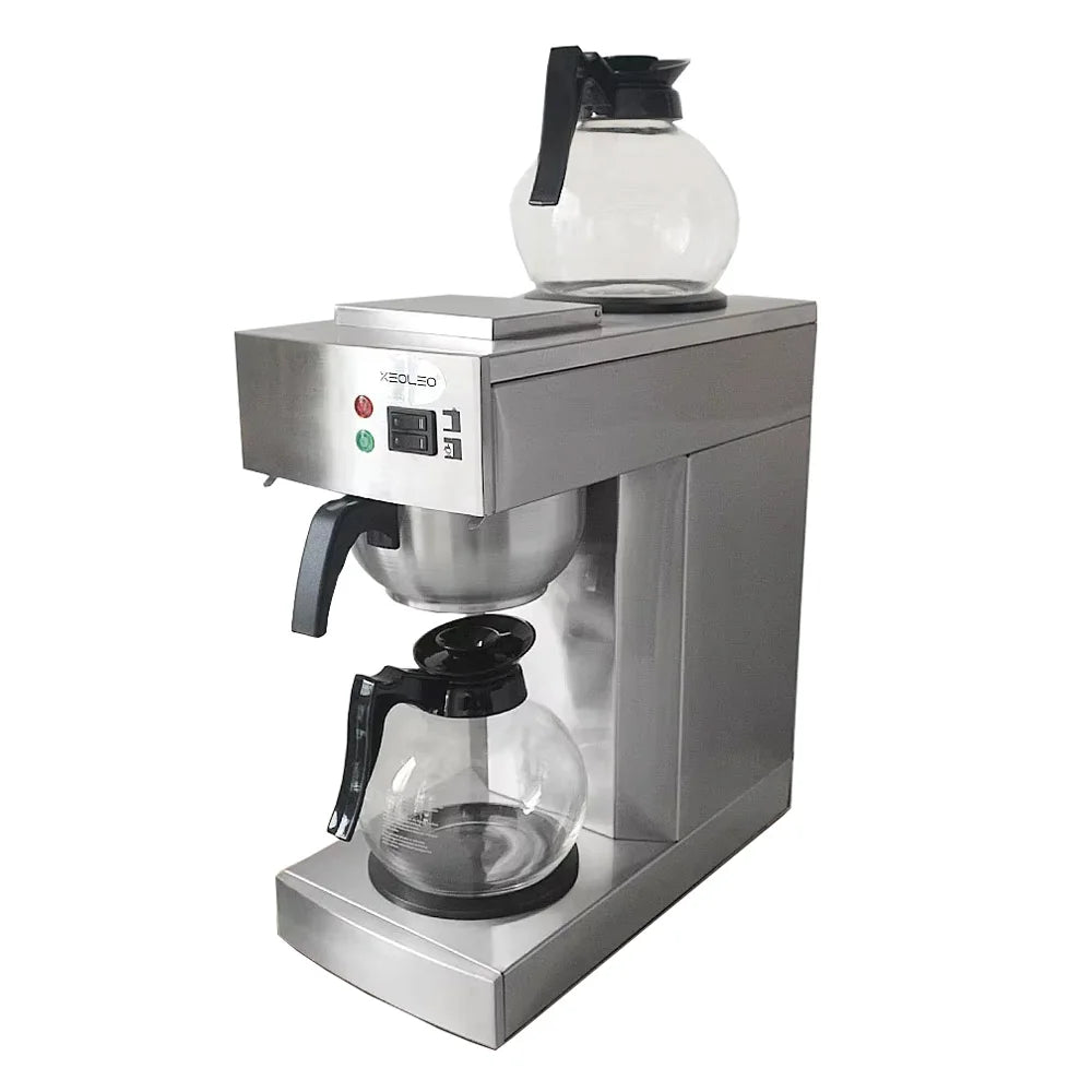 Commerical Coffee Tea Brewer Maker American Coffee Machine Hot Plate Full-Automatic With Coffee Pot Coffer Maker Ürün ana görseli