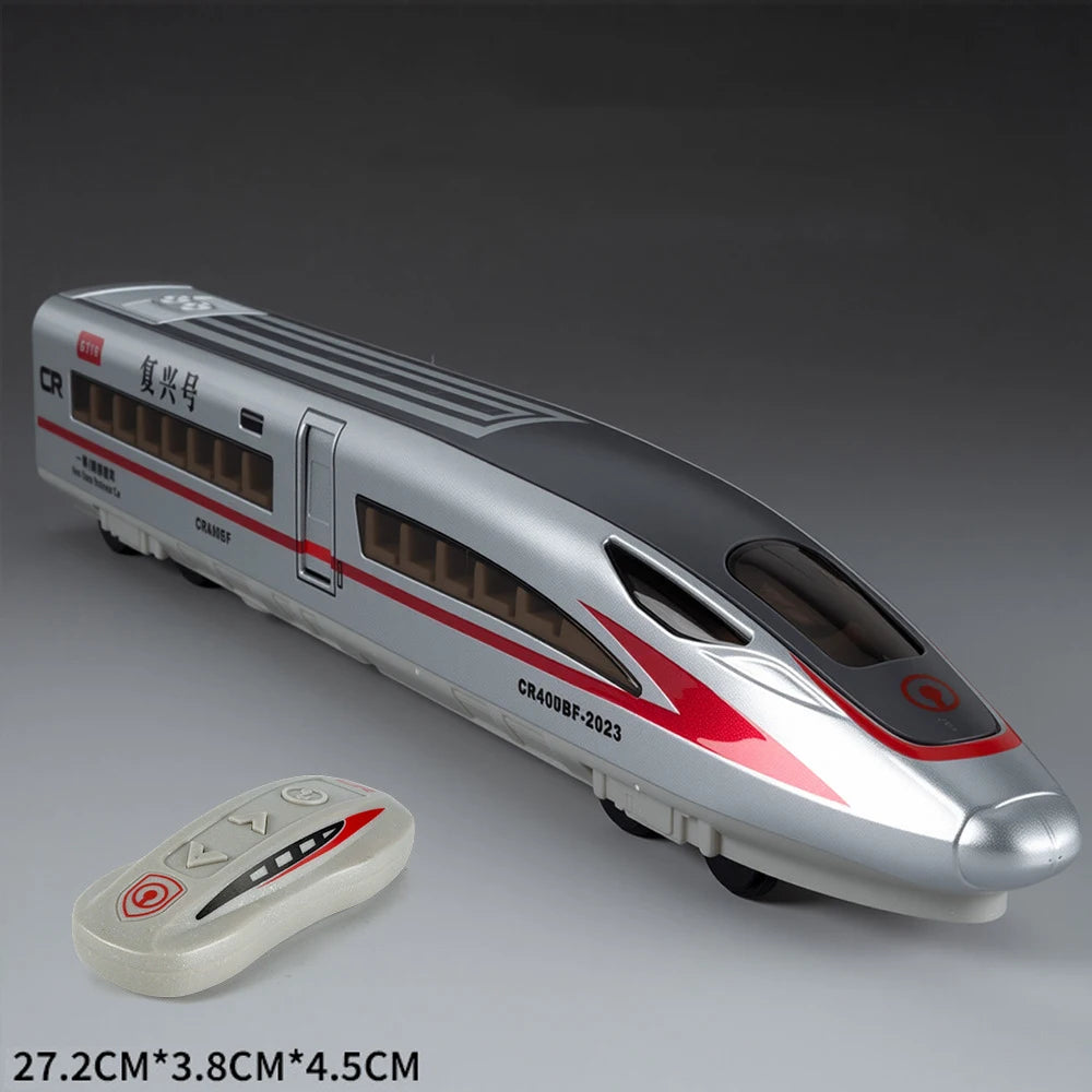 1:60 Scale FuXing High-speed Railway Toy Car Model Sound Light Remote Control Electric Simulation Train Models Ornaments Gifts