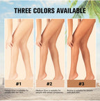 Waterproof Body Foundation With Free Powder Puff Bronze Leg Makeup Long Lasting Tanning Cream 100ml 3 Colors