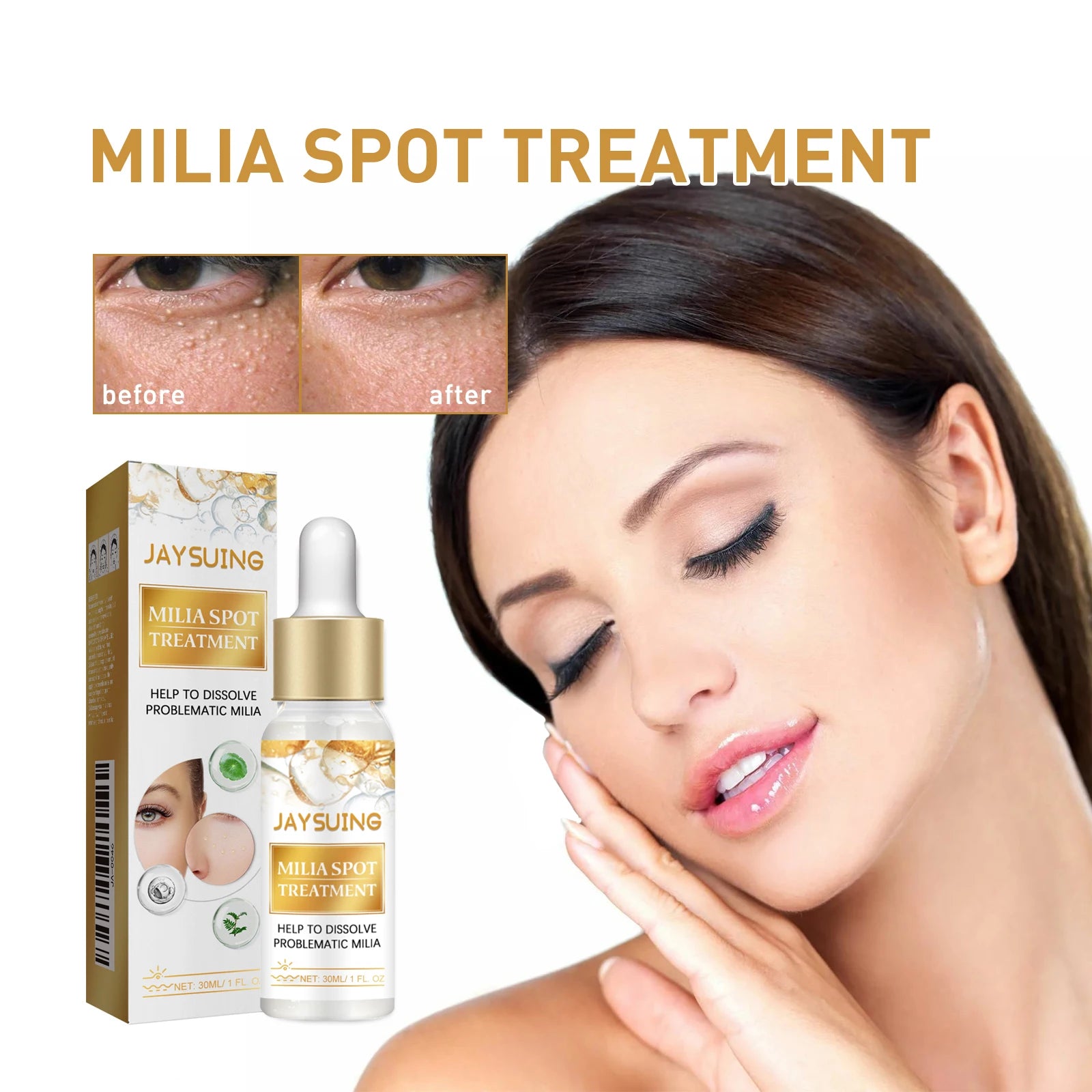 Eye care essence lotion gently cares for the skin around the eyes, providing particle protection, nourishment, and hydration.