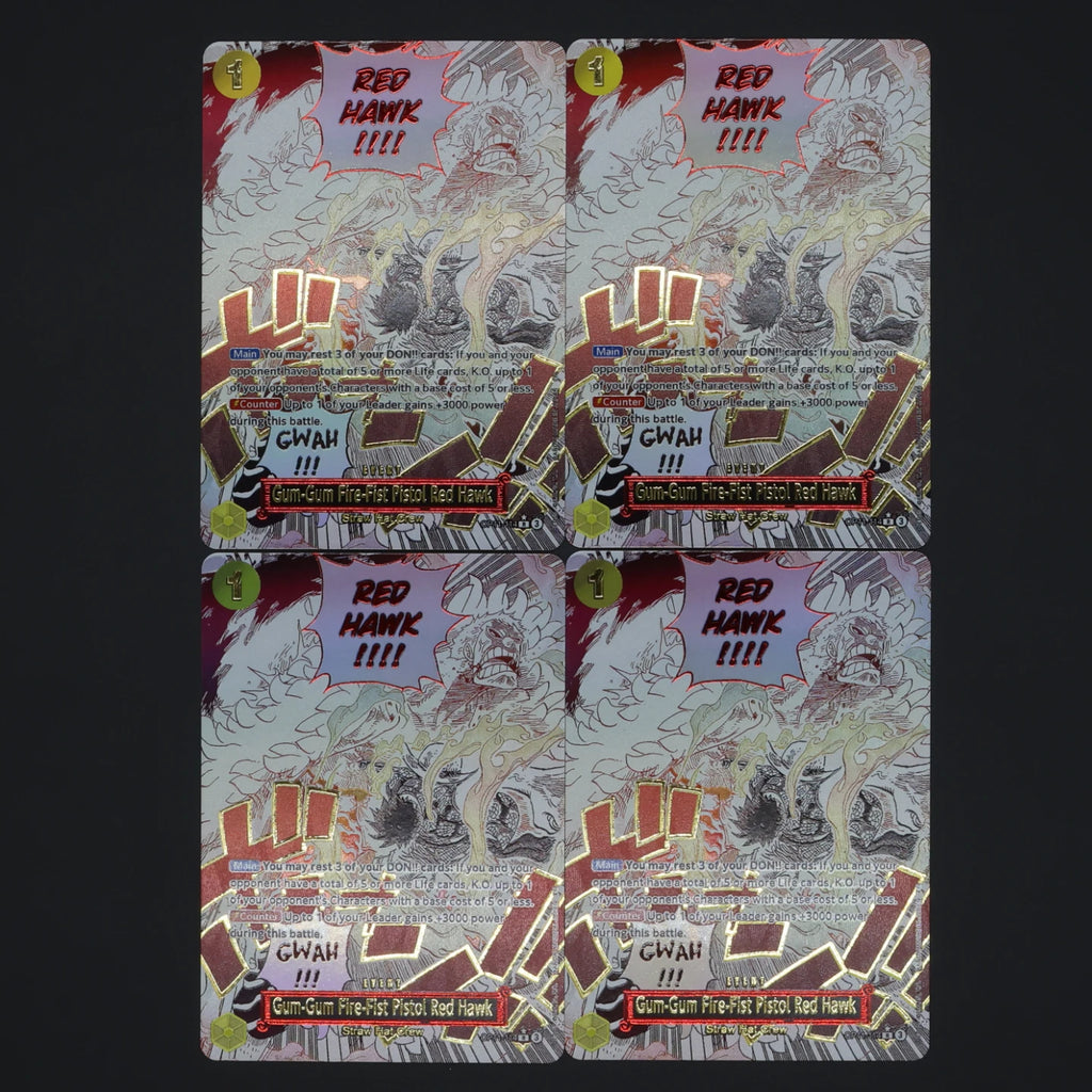 One Piece TCG OPCG English Manga Event Card Set Gear 2 DDM GGG Ground Death Frighten Me OP09 OP10 OP11 OP12 OP14 Gold Stamping
